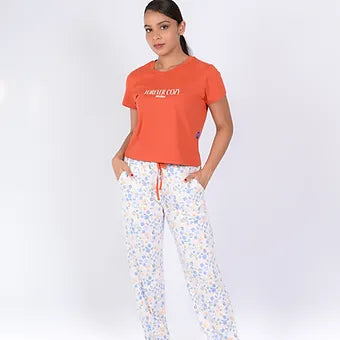 KNIT RIBBY PJ SET MN 414