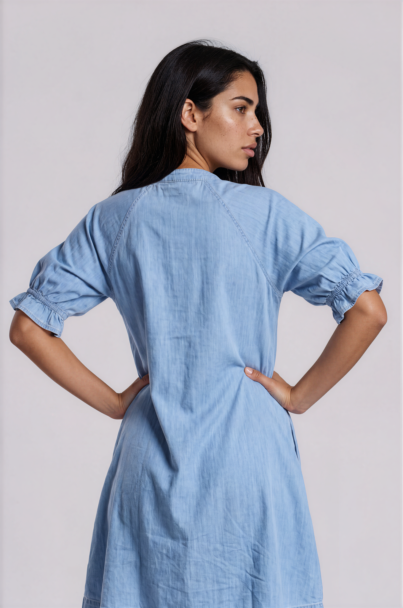 CHAMBRAY MARINA DRESS MD 397