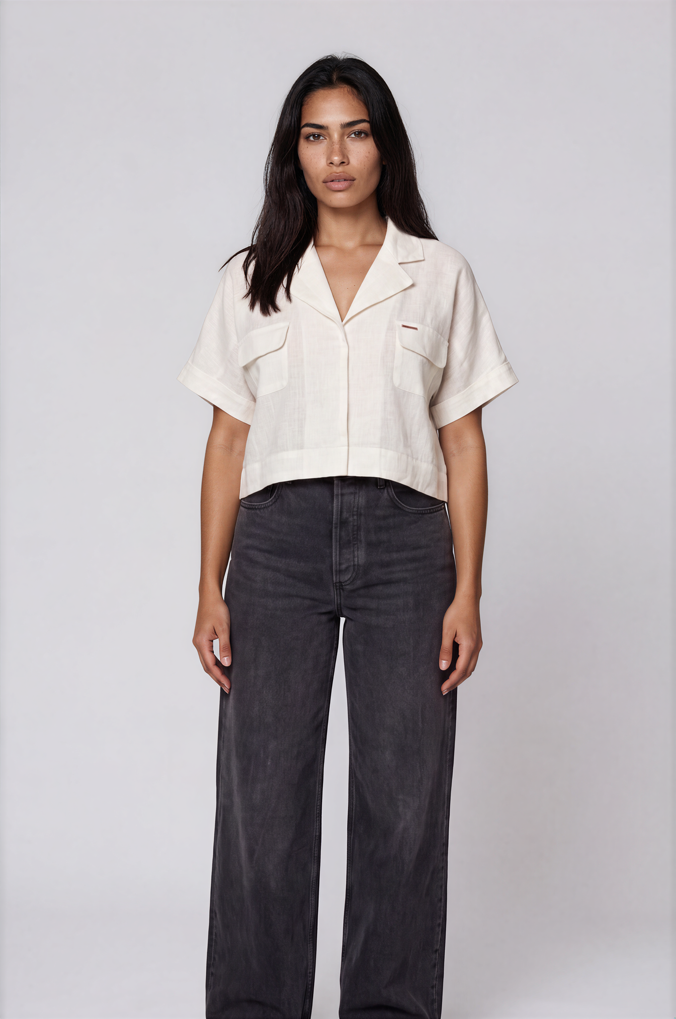 LINEN EVELYN TOP MB 1089