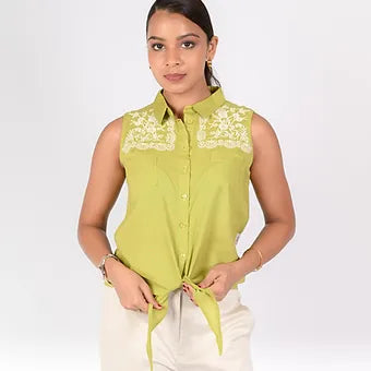 LINEN EMMRIE BLOUE MB 1027