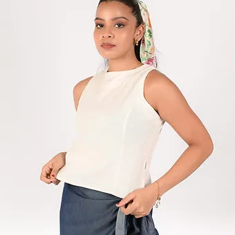 LINEN DOBY BLOUSE MB 1028