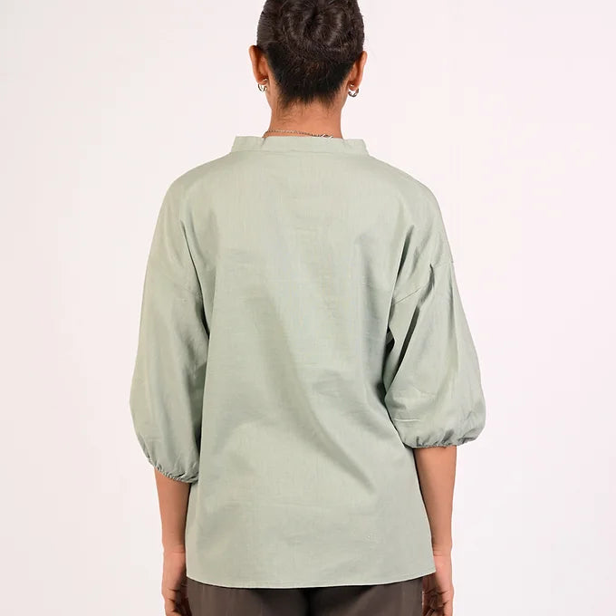 LINEN OLIVIA TOP MB 966
