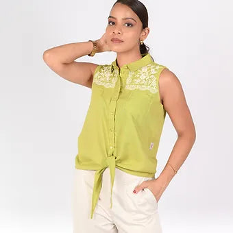 LINEN EMMRIE BLOUE MB 1027