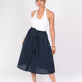 LINEN ALANA SKIRT MS 053-2ND