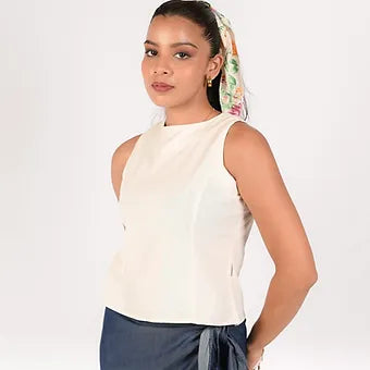 LINEN DOBY BLOUSE MB 1028