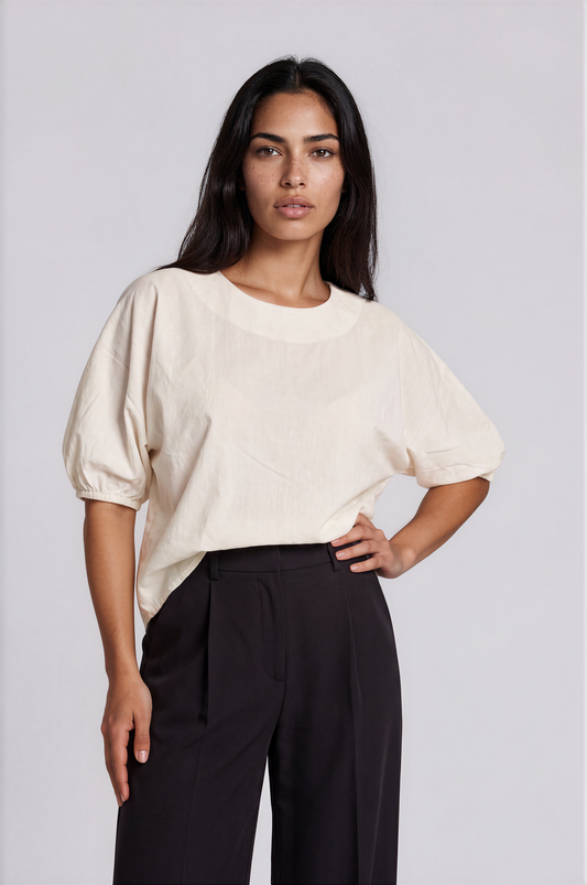 LINEN ZENA TOP MB 1087