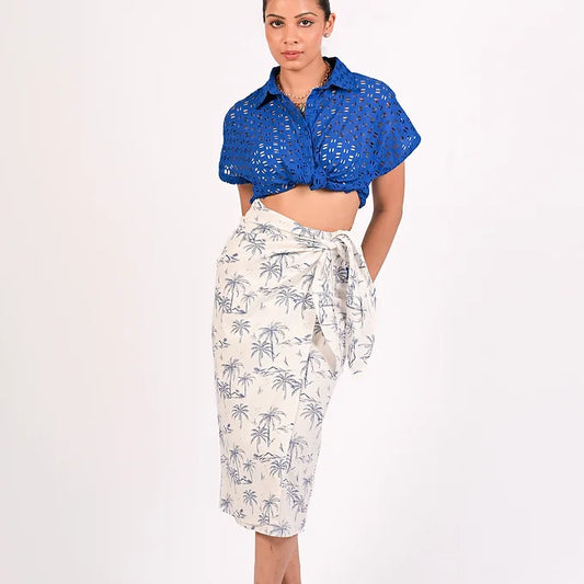 LINEN BELLA SKIRT MS 051