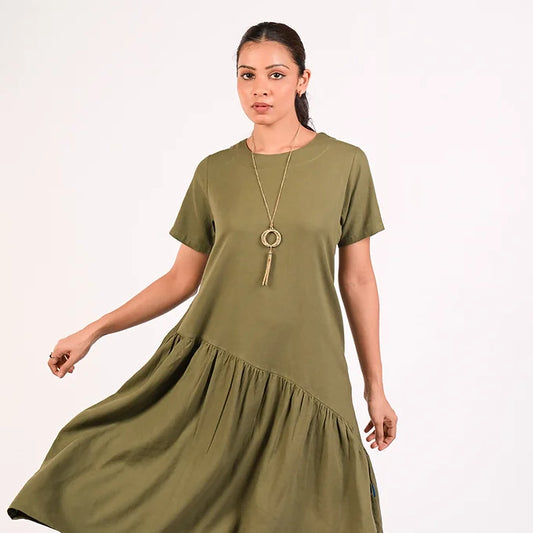 LINEN SYLVIA DRESS MD 344