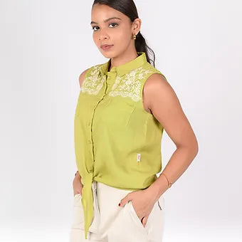 LINEN EMMRIE BLOUE MB 1027