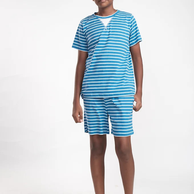 KNIT TEE WITH SHORT BCN 1004-2ND A