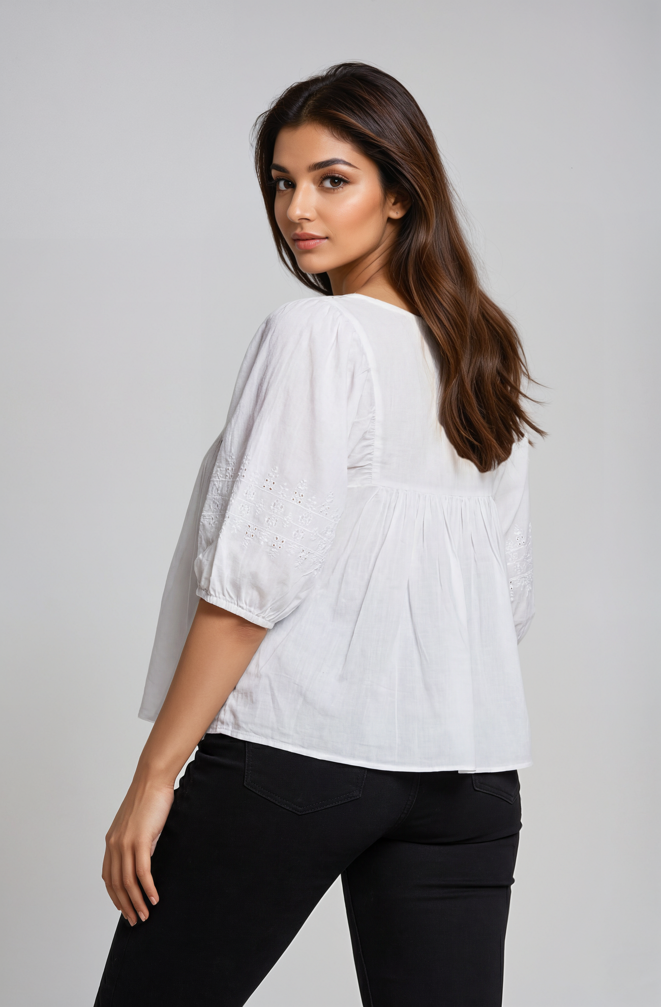 LINEN KYLEE BLOUSE MB 1014-2ND