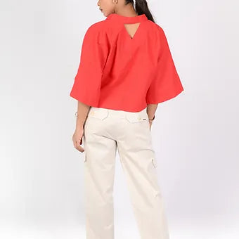 LINEN LOTUS BLOUSE MB 1001-2ND