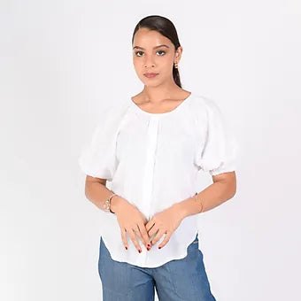 LINEN TERESA BLOUSE MB 1036