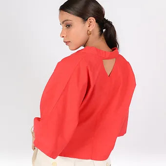 LINEN LOTUS BLOUSE MB 1001-2ND