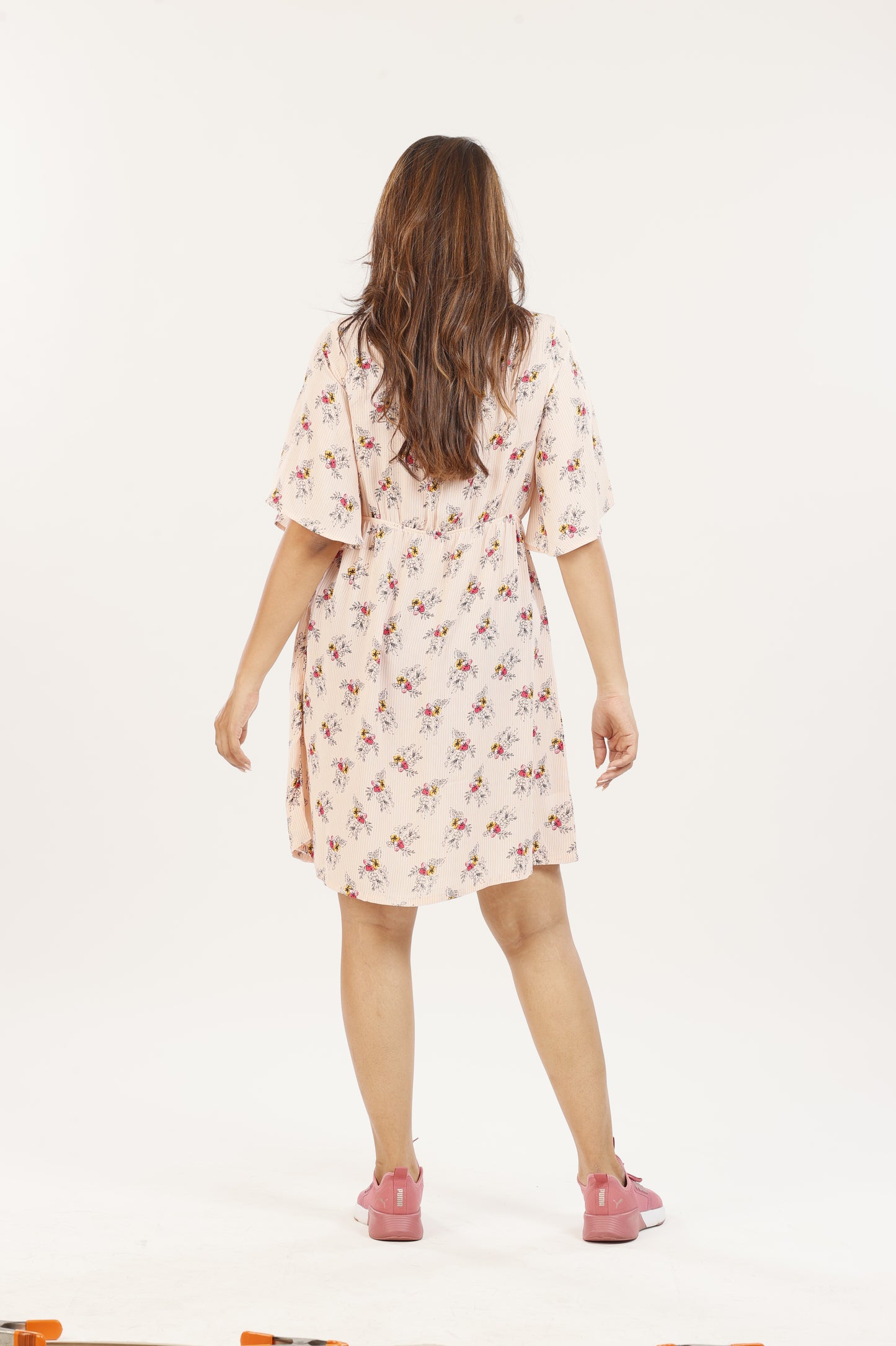 Waist Gathered Relax Dress MD 266 image 2