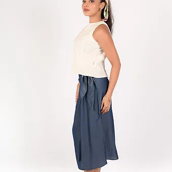 CHAMBRAY BELLA SKIRT MS 051-2ND