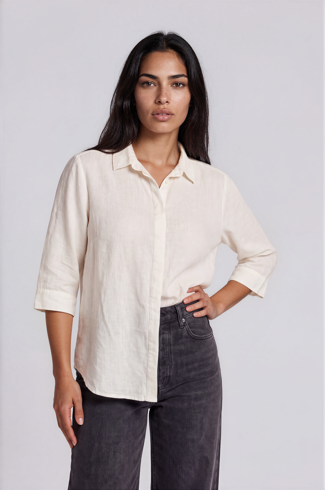 LINEN MINT TOP  MB 1078