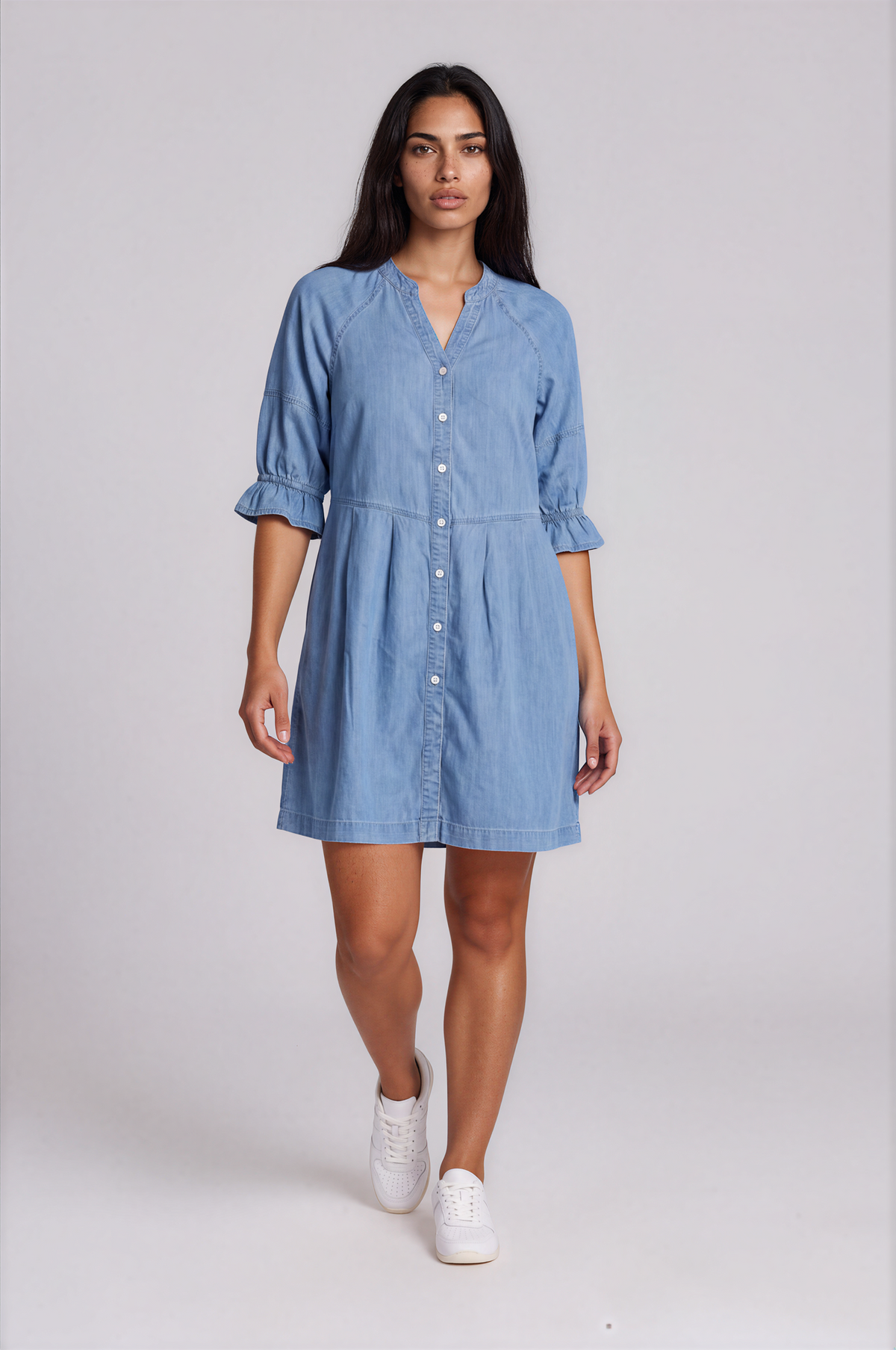 CHAMBRAY MARINA DRESS MD 397
