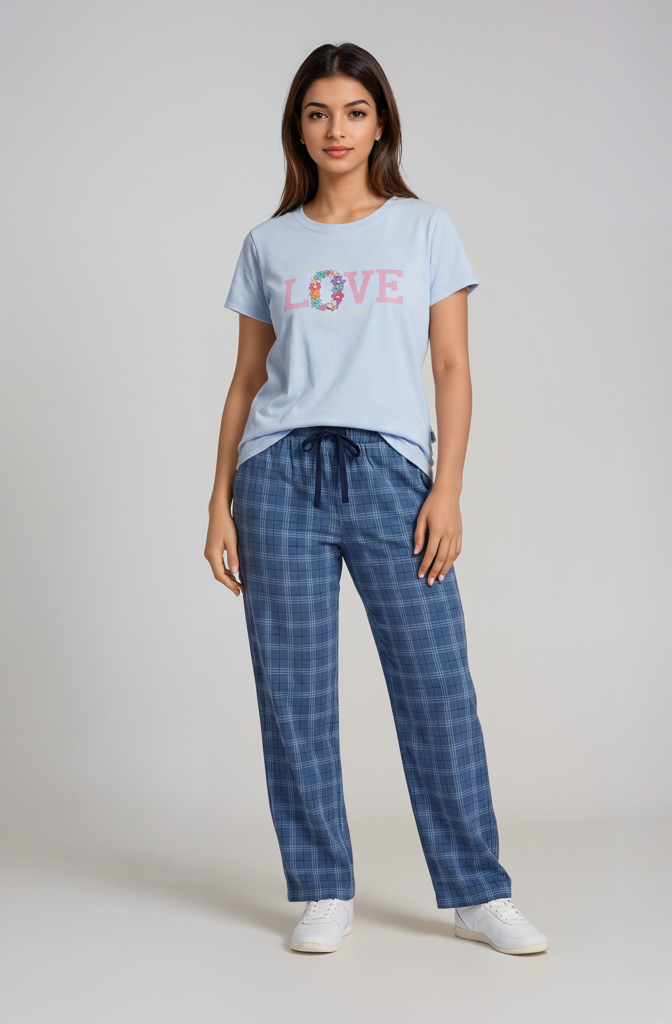 KNIT DREAMY PJ MN 419 TEE
 WITH PANT