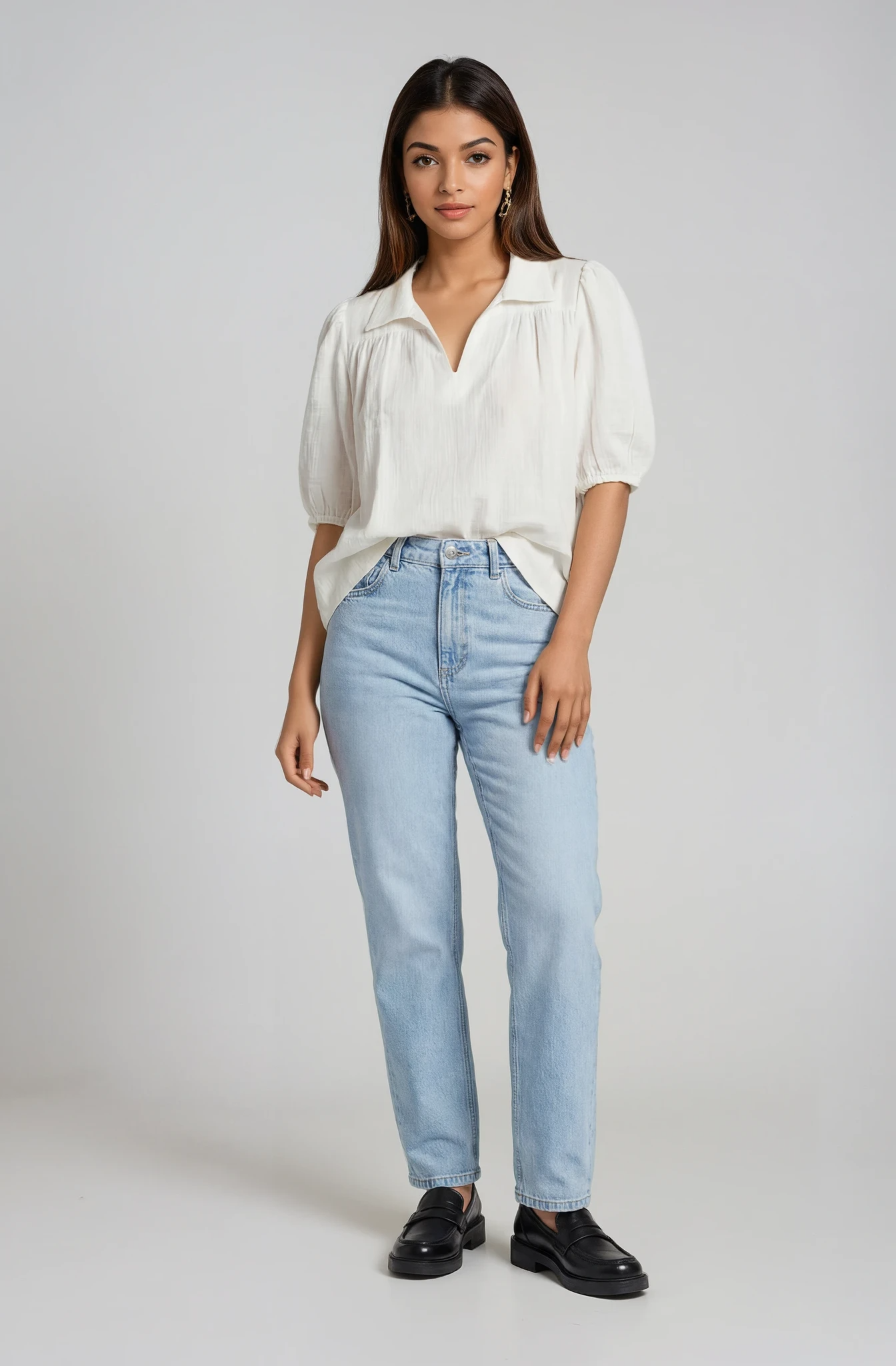 COTTON CLARIE BLOUSE