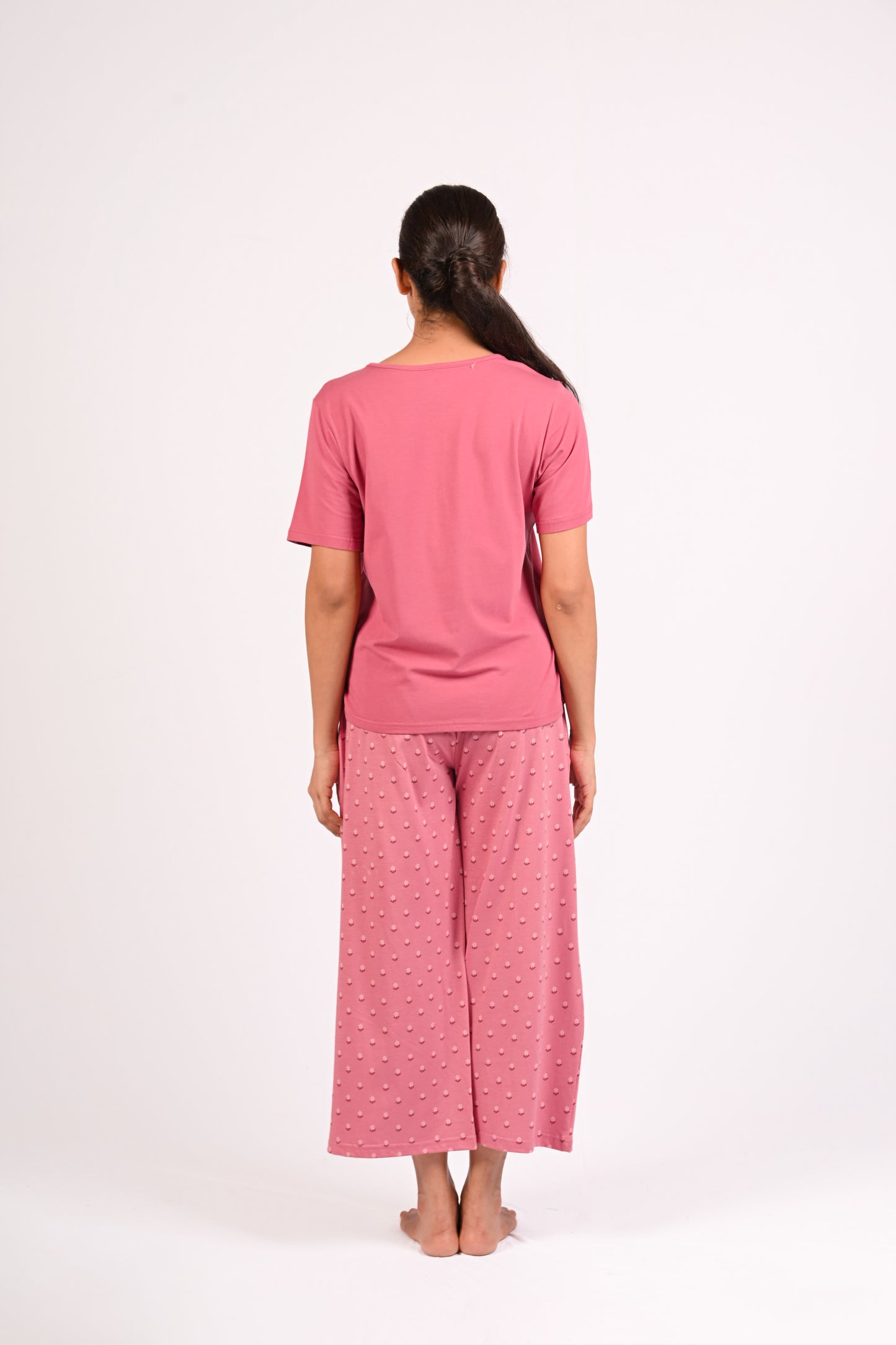 Juliya 3/4 Pant with Tee MN 406 image 7