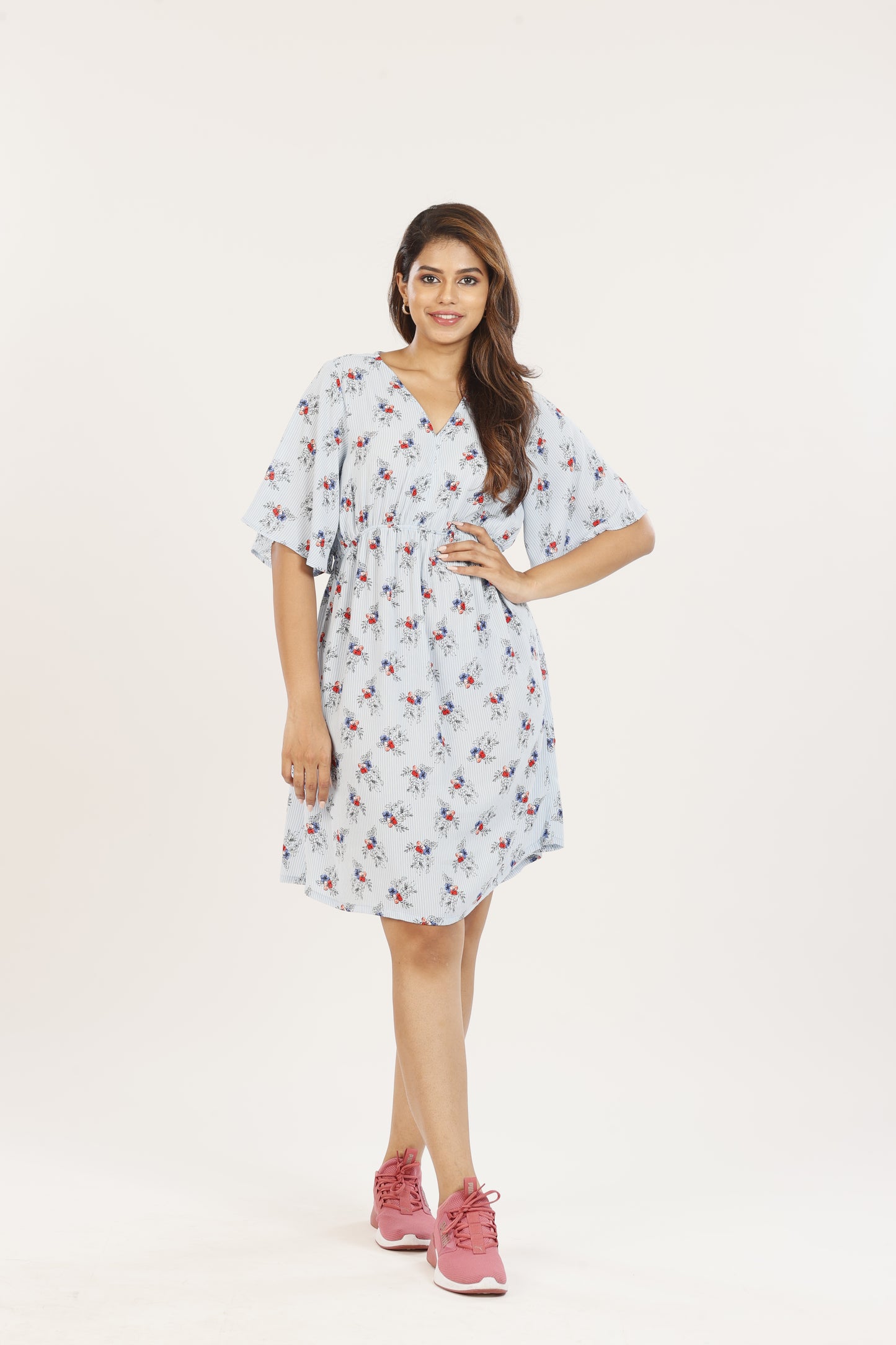 Waist Gathered Relax Dress MD 266 image 0