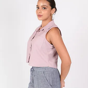 LINEN AVERY BLOUSE MB 1035