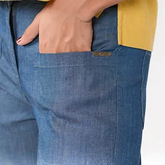 CHAMBRAY HARPER PANT MP 243