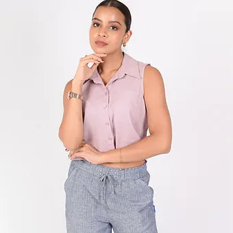 LINEN AVERY BLOUSE MB 1035