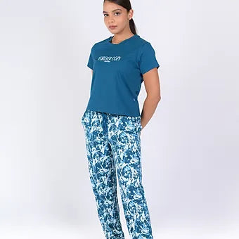 KNIT RIBBY PJ SET MN 414