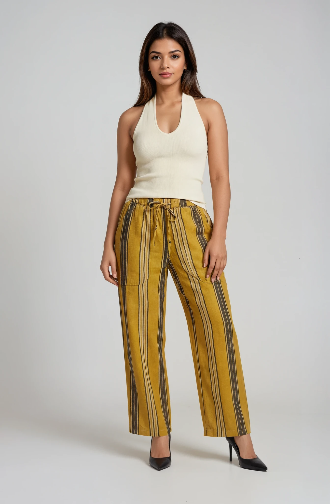 LINEN SAGE PANT MP 211-6TH