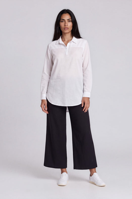 LINEN STRIPE AYLA BLOUSE MB 1053